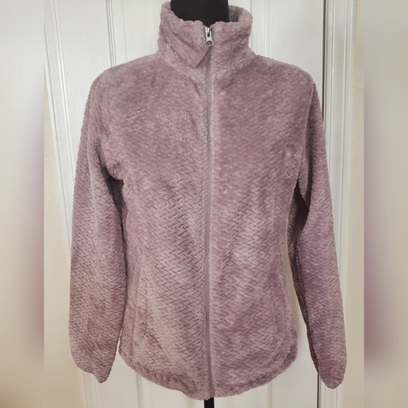 Free2B braided butter pile, light purple zipper jacket. Sz S - Picture 3 of 15